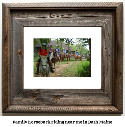 family horseback riding near me in Bath, Maine